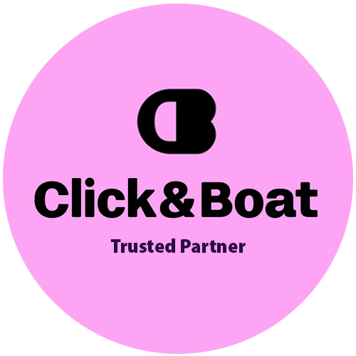 Logo Clic and boat con slogan